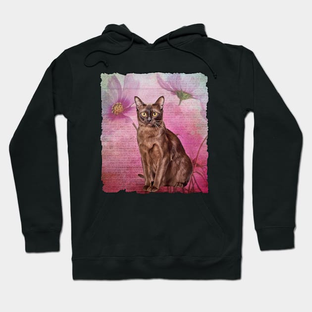 Sable Burmese Cat Hoodie by PhotoArts